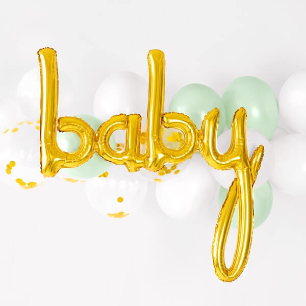 folieballon-goud-baby