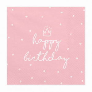 roze-servietten-met-happy-birthday-en-witte-bolletjes