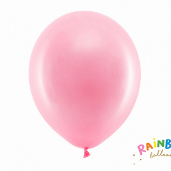 pastelroos-ballonnen-sterke-latex-30-centimeter