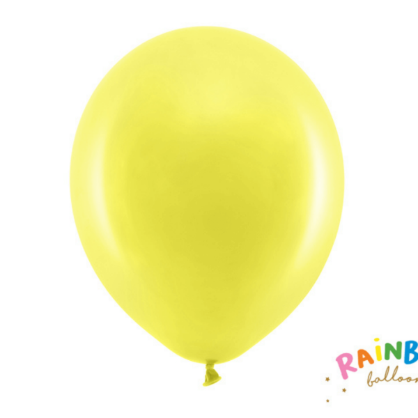pastel-gele-ballon-sterk-27-centimeter