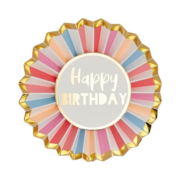 regenboog-happy-birthday-badge