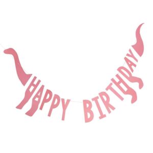 roze-happy-birthday-slinger-thema-dino-verjaardagsfeestje