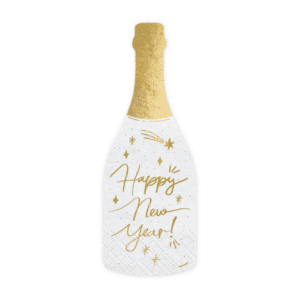 champagne-fles-serviet-wit-met-goud