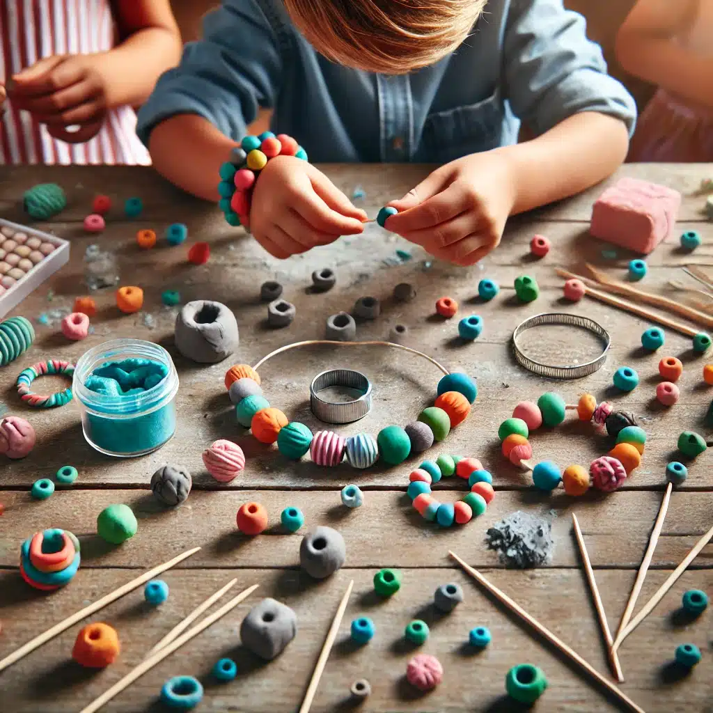 playdough juwelen maken