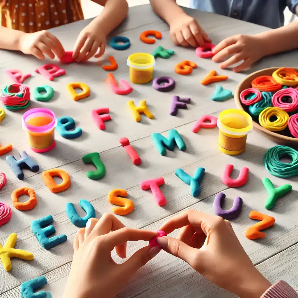 play dough zinnen maken