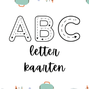 letterkaarten voor playdough