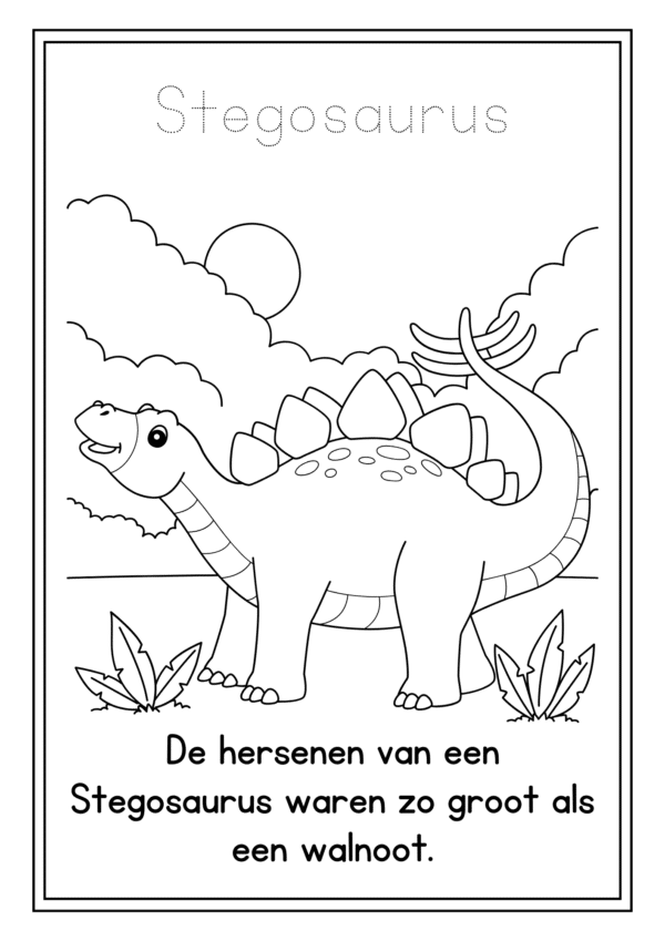 dinosaurus kleurboek