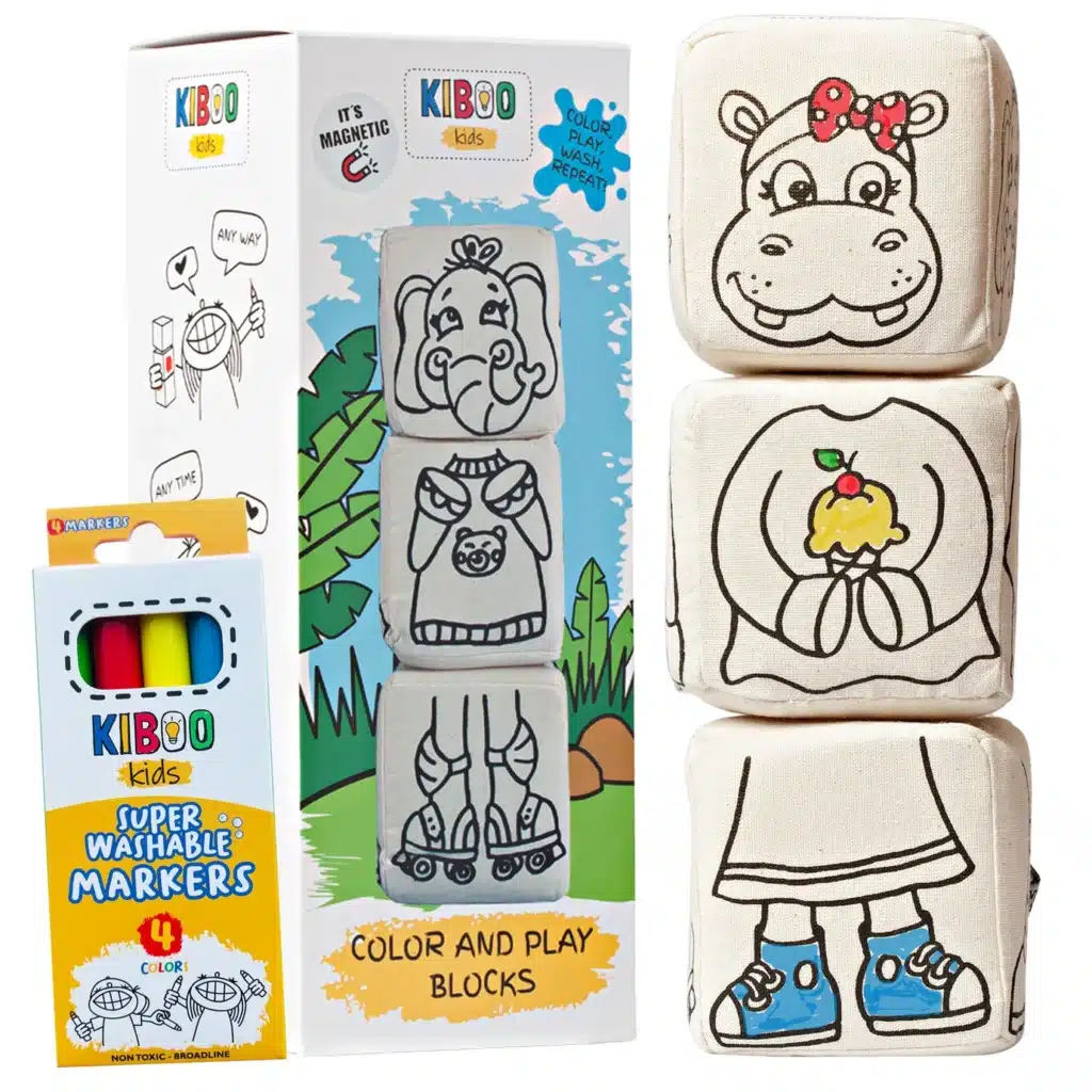 Magnetische bouwstenen Kiboo Blocks kinderen